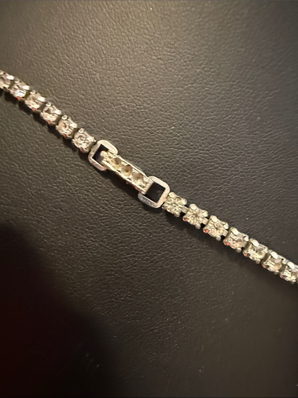 1 Coro & 1 Vintage Rhinestone silver Necklace ur choice both 14” & just over 14” - Picture 8 of 10